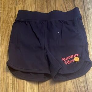 Kids Navy Summer Vibes Shorts (Bin L)
